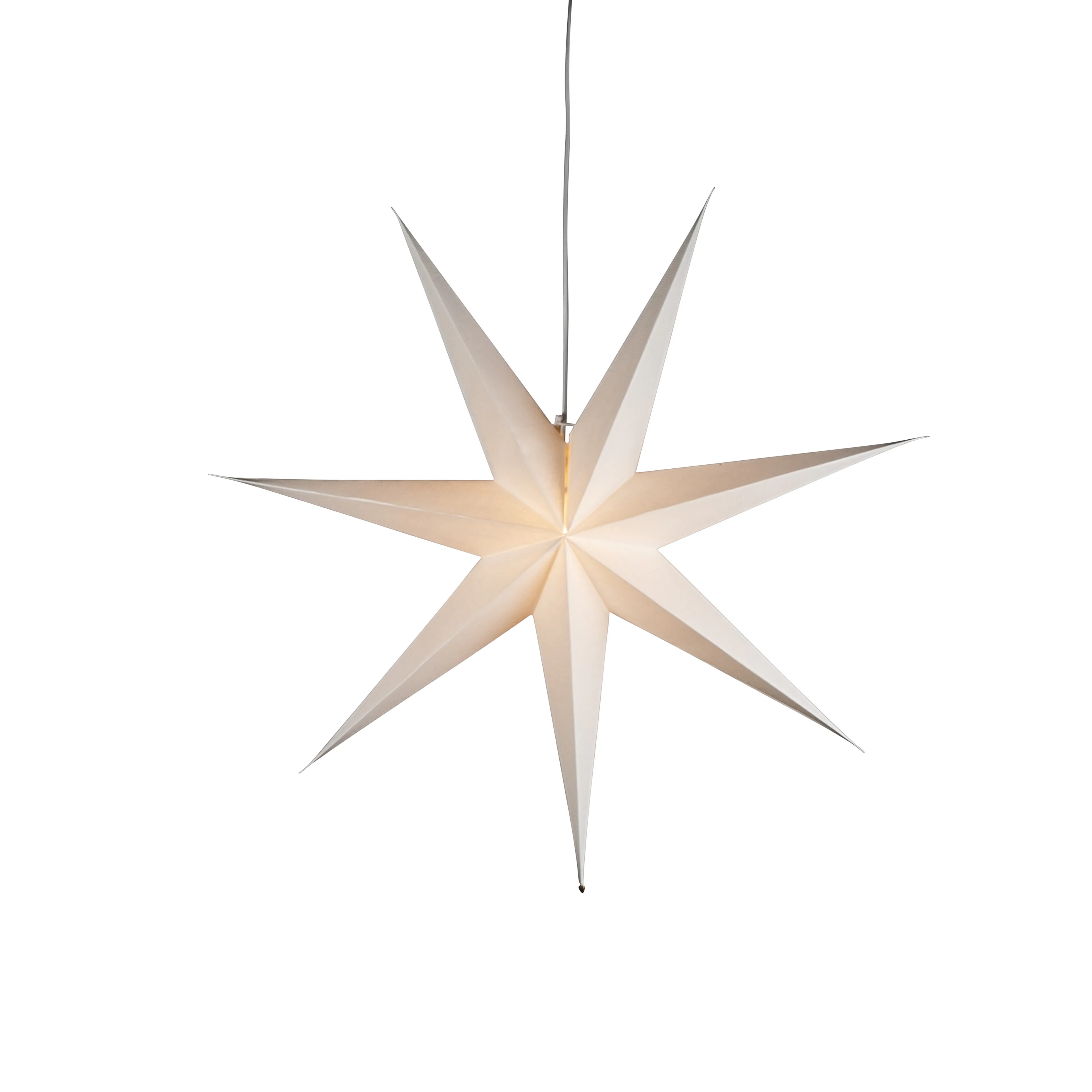 Adventsstjärna Gnojsö Konstsmide Papperstjärna m. E14 Sladdställ