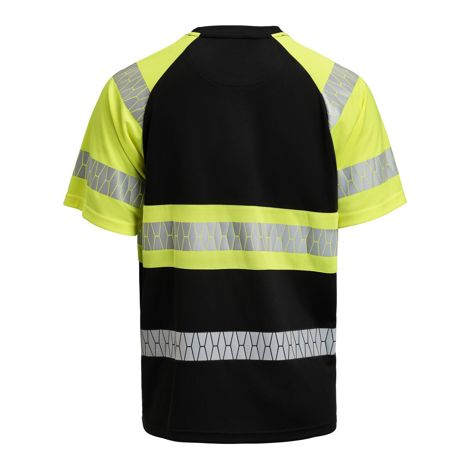 T-shirt Jobman Varsel Svart/Gul V