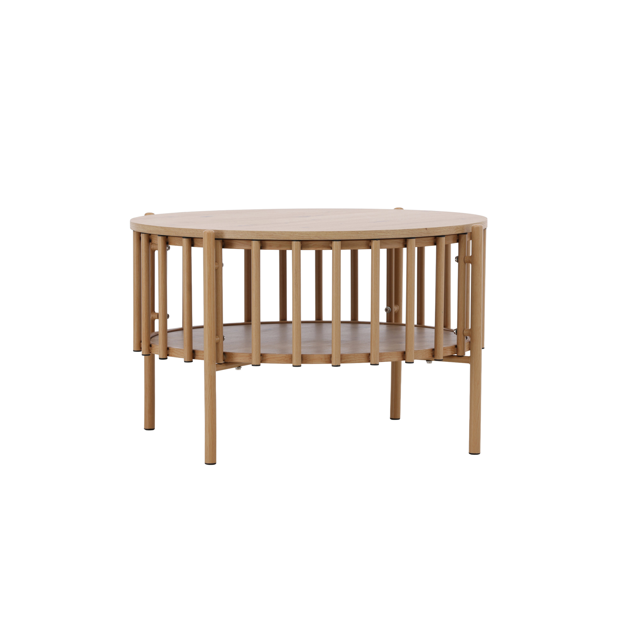 Soffbord Venture Home Rubbo Ø80x50 cm med Förvaring