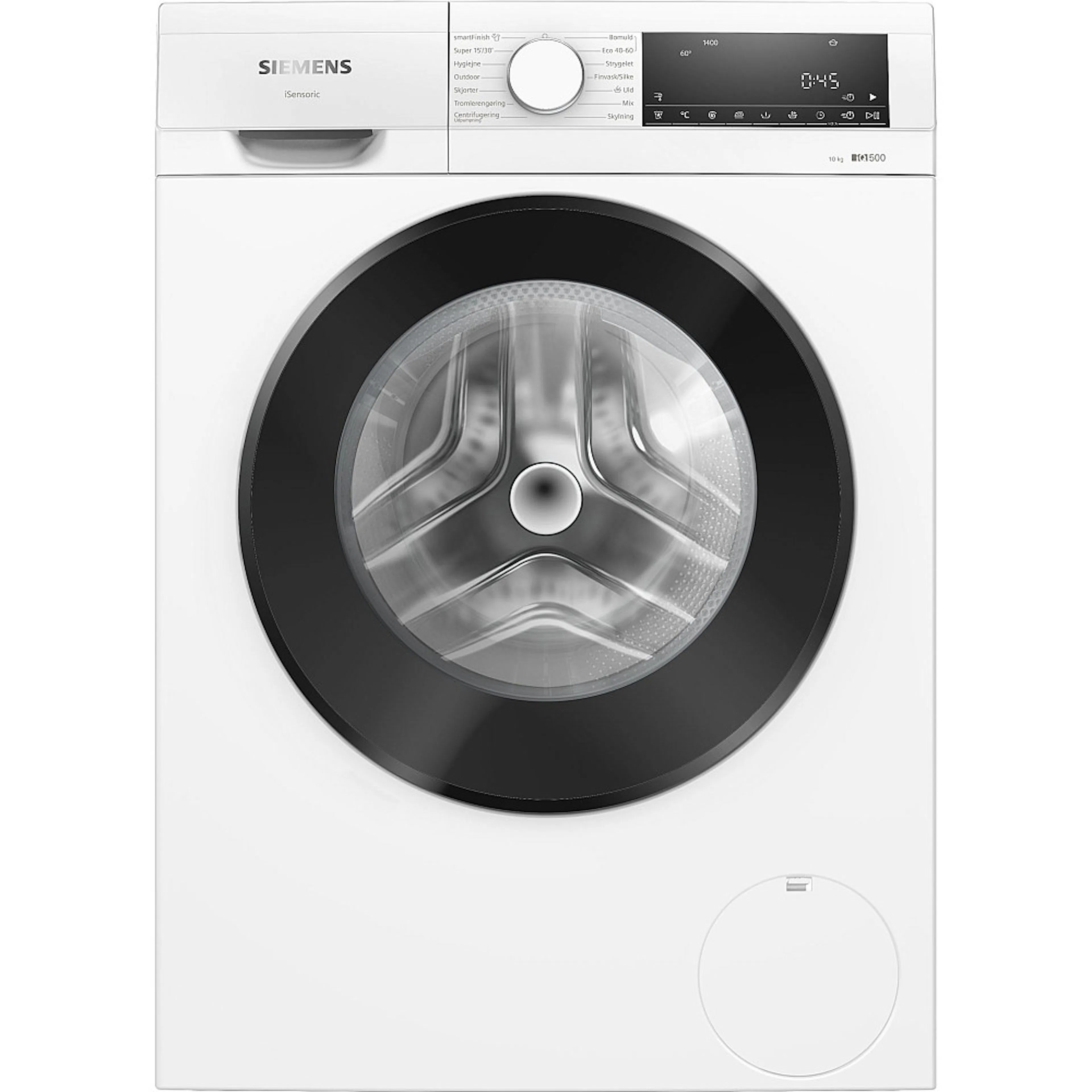 Frontmatad Tvättmaskin Siemens WG54G2ZODN iQ500 10kg Vit