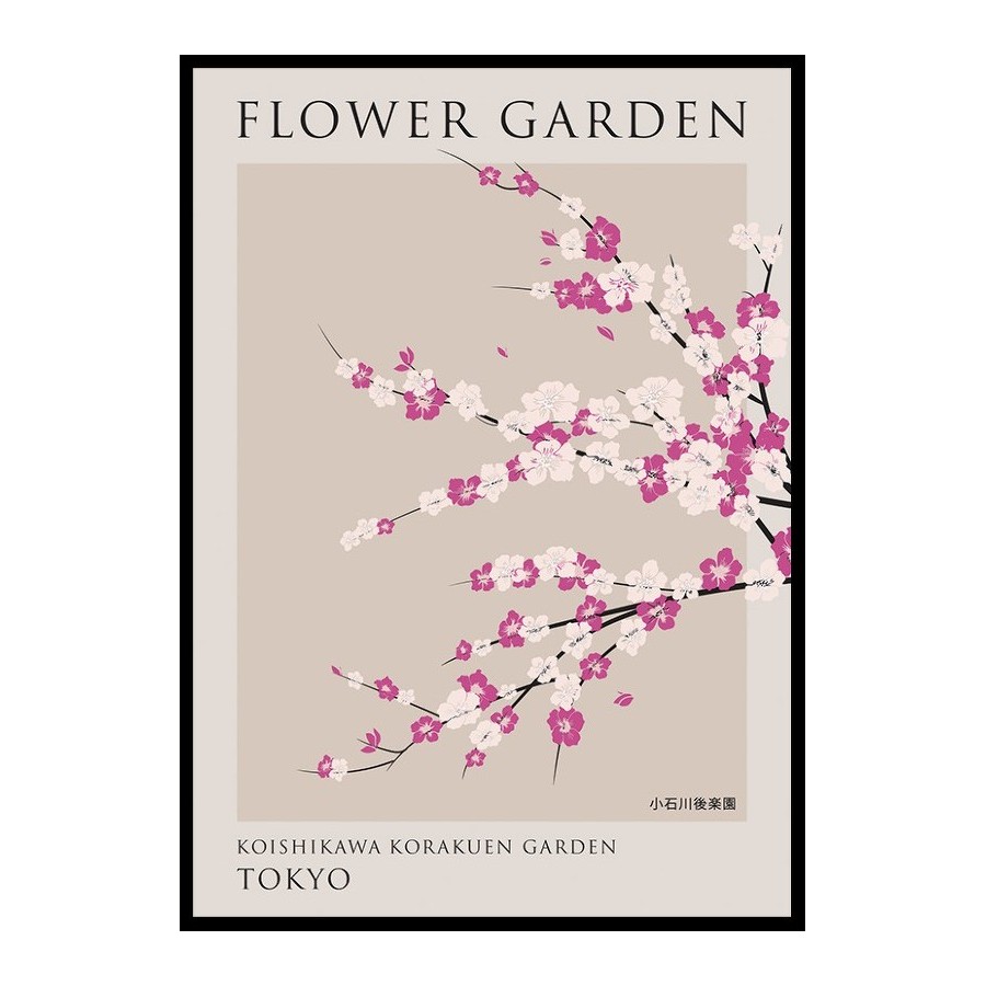 Poster Gallerix Flower Garden Tokyo