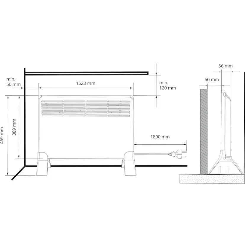 ELRADIATOR BETA 2000W/230V Beta-MP 2000W/230V