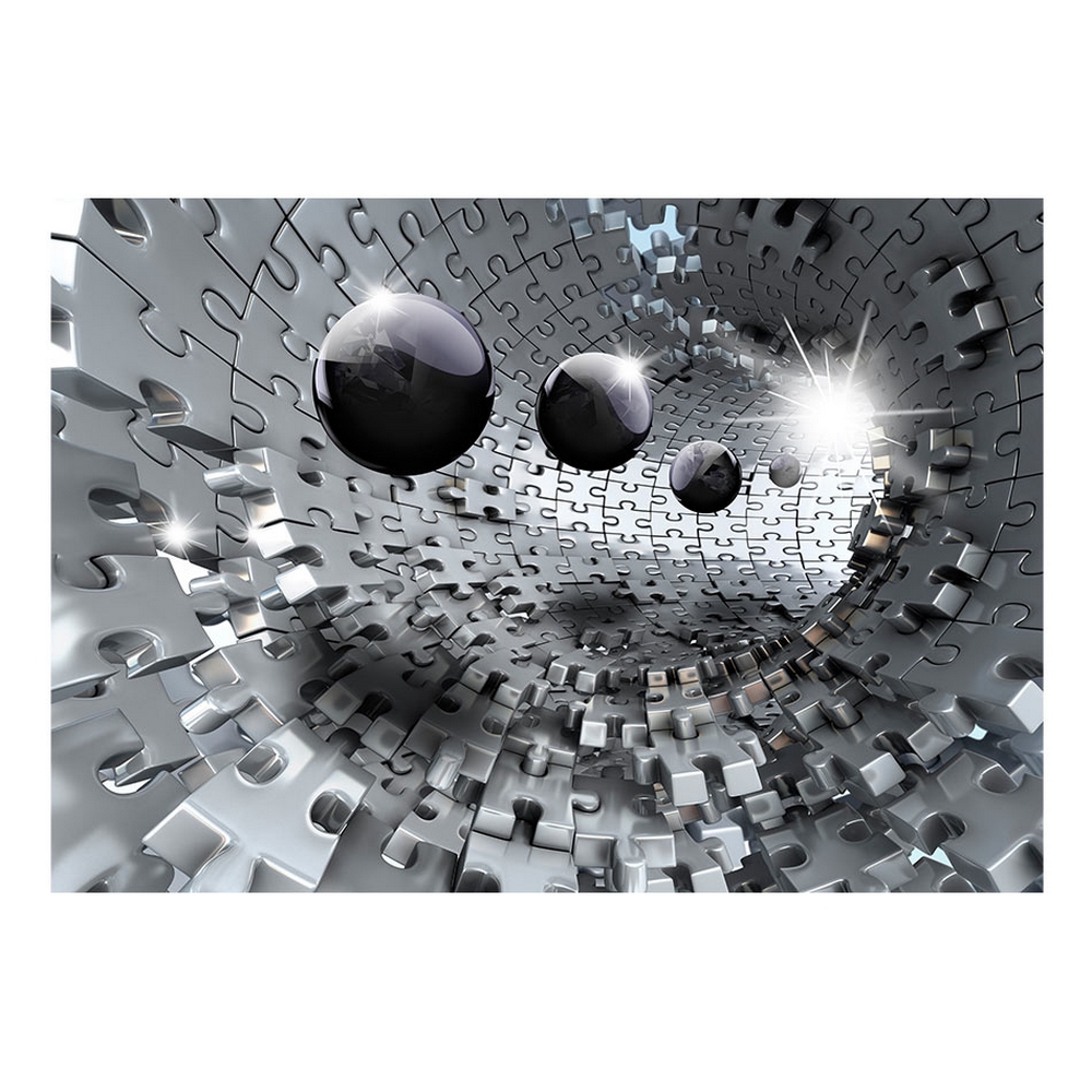 Självhäftande fototapet - Puzzle - Tunnel 98x70 Storlek: 98x70 cm