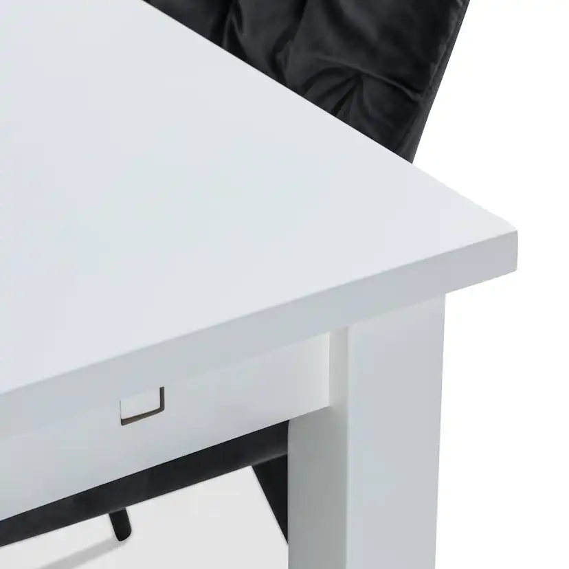 Matgrupp Basic Home Jasmin Rektangulärt Matbord 180-270 cm Förlängningsbart med 6 Giovanni Matstol