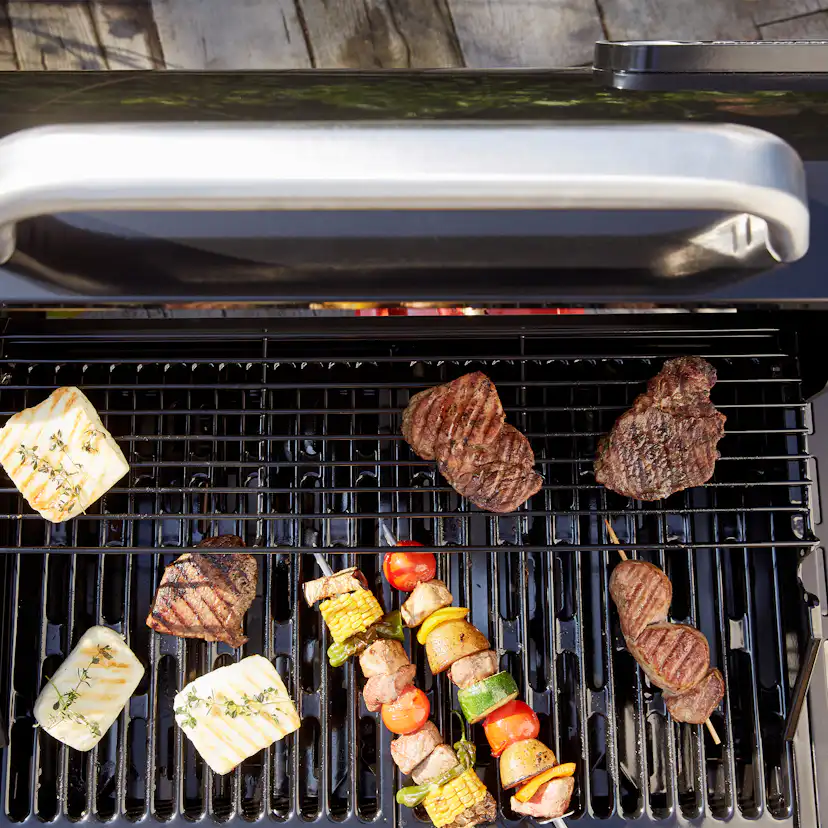 Gasolgrill Landmann Rexon PTS 3.0 Black Rostfritt Stål med 3 Brännare