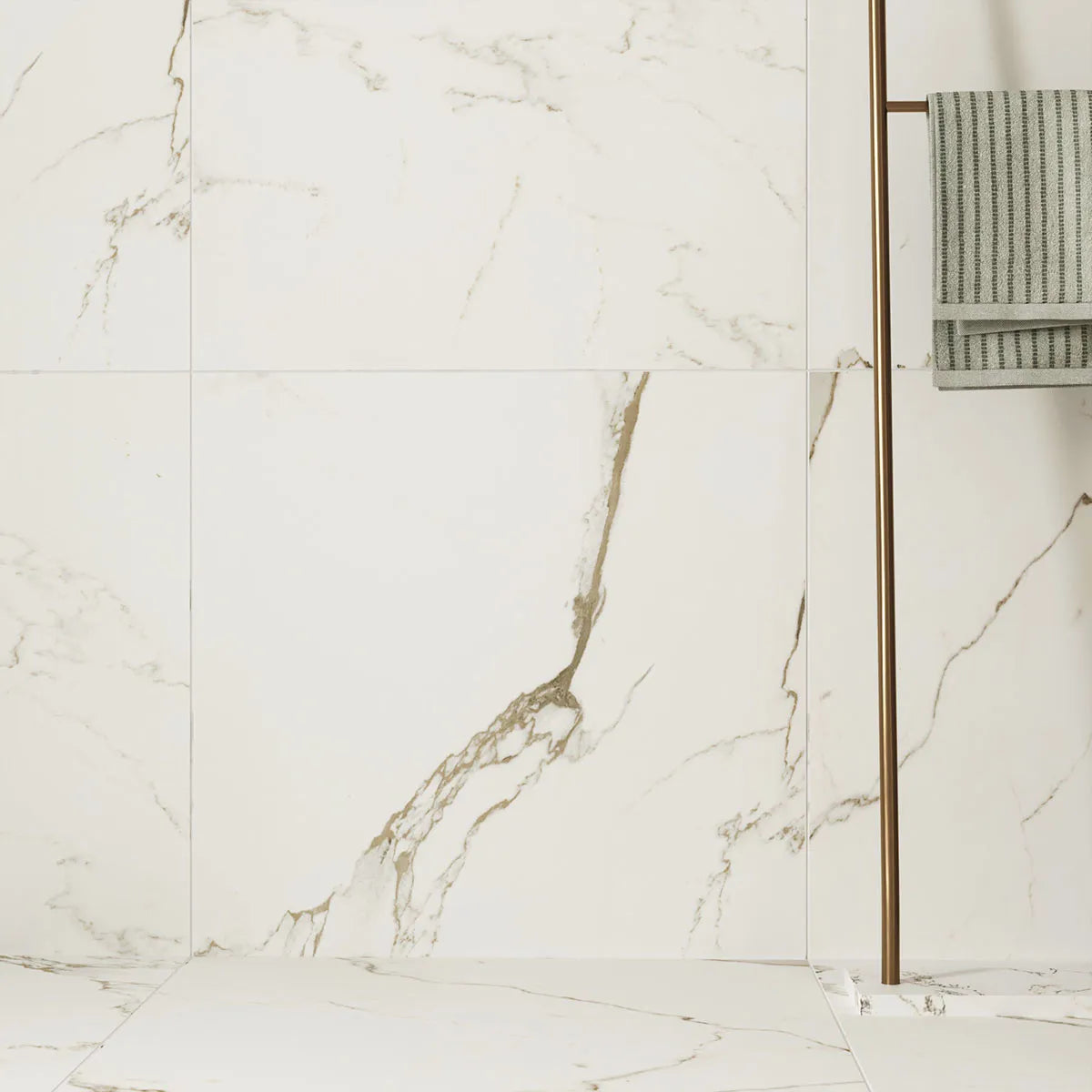 Klinker Tenfors Carrara Gold Marmor Matt 60x60