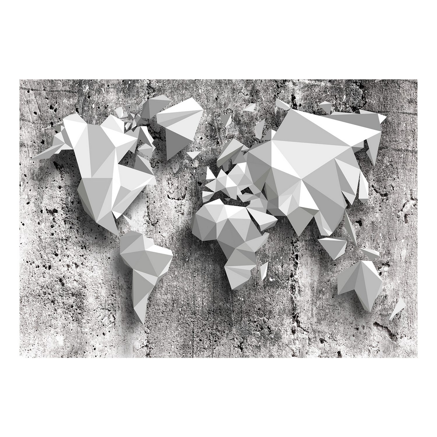 Fototapet Arkiio Självhäftande World Map Origami