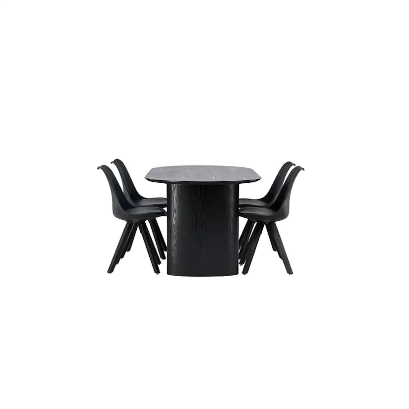 Matgrupp Venture Home Isolde med 4 st Zeno stolar