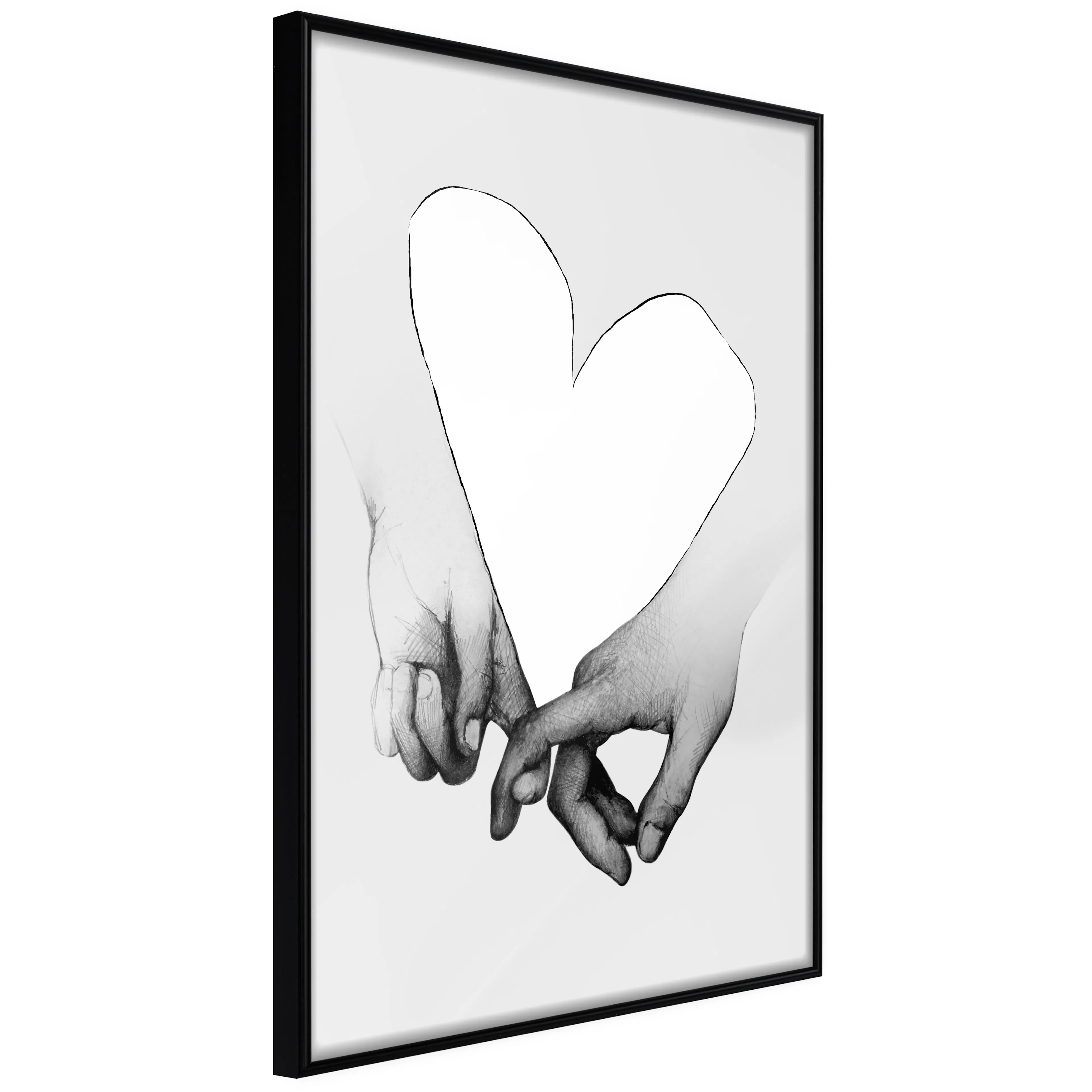 Affisch - Our Space [Poster] 40x60 Svart ram, 40x60 cm