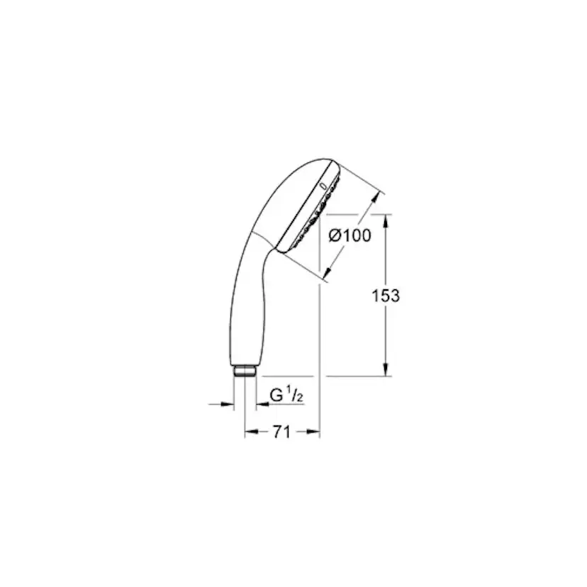 Handdusch Grohe Vitalio Start