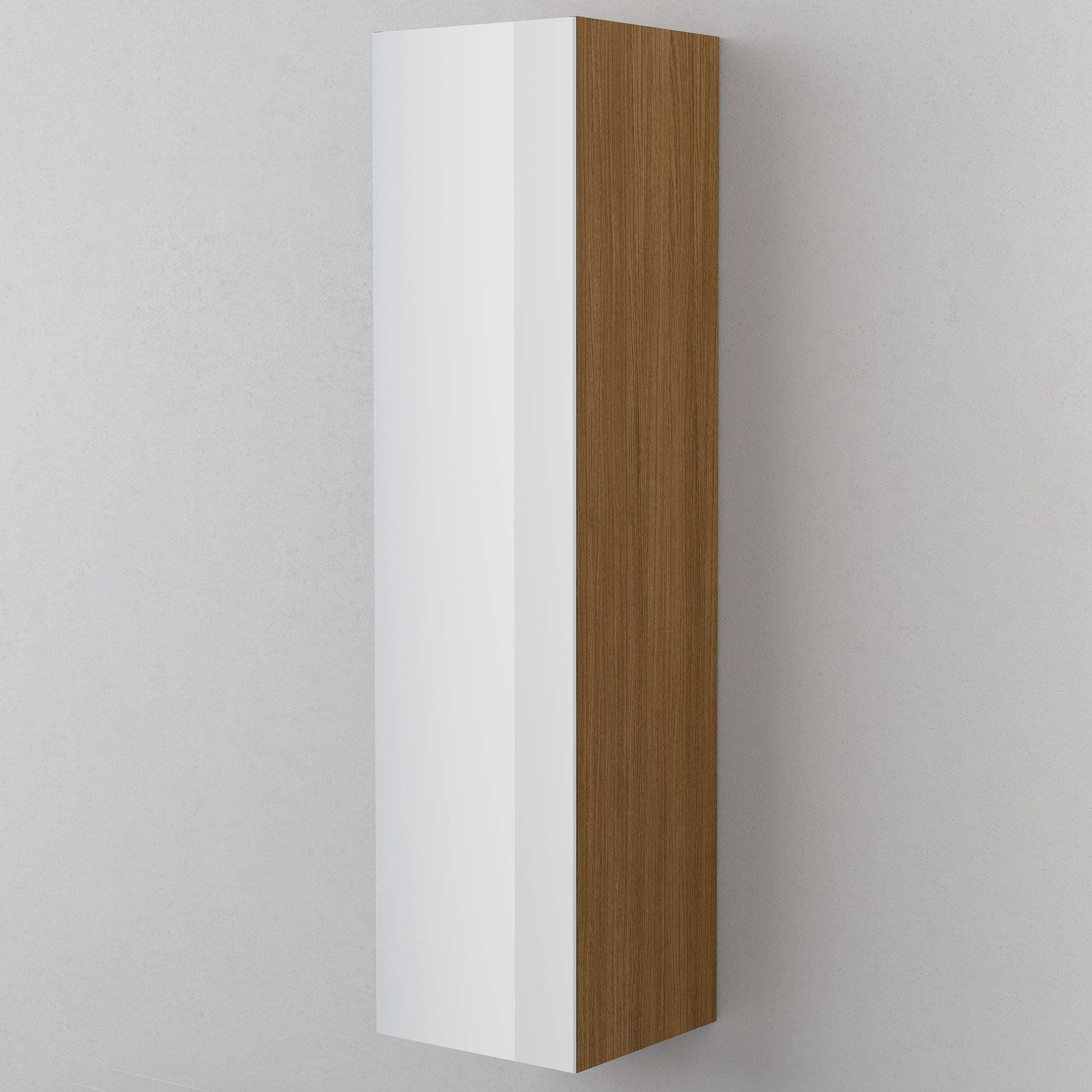 Högskåp TWIN 40, Låda,Dark Oak, 4 Hyllplan, 2 Lådor, Höger,4 Bredd: 400 mm, Dark Oak, Höger med 2 Lådor
