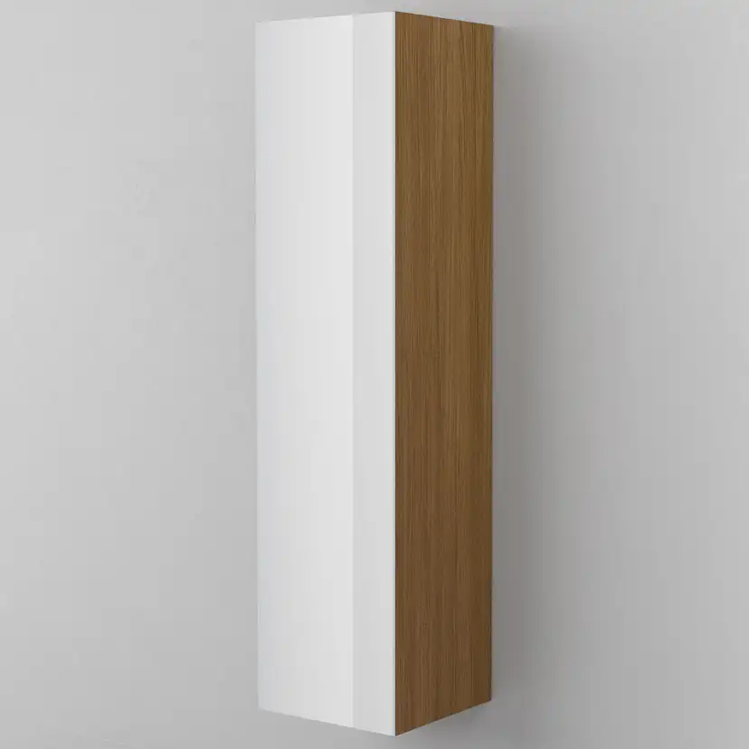 Högskåp TWIN 40, Låda,Dark Oak, 4 Hyllplan, 2 Lådor, Höger,4 Bredd: 400 mm, Dark Oak, Höger med 2 Lådor