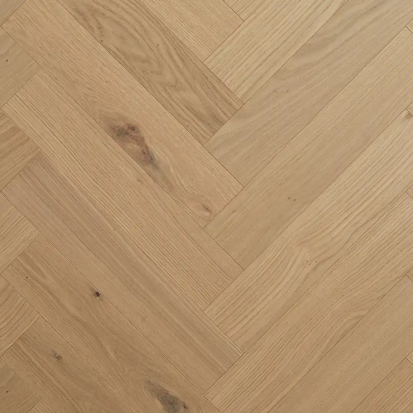 Parkettgolv Moland Super Ek Herringbone Brisbane White Oak 1-Stav