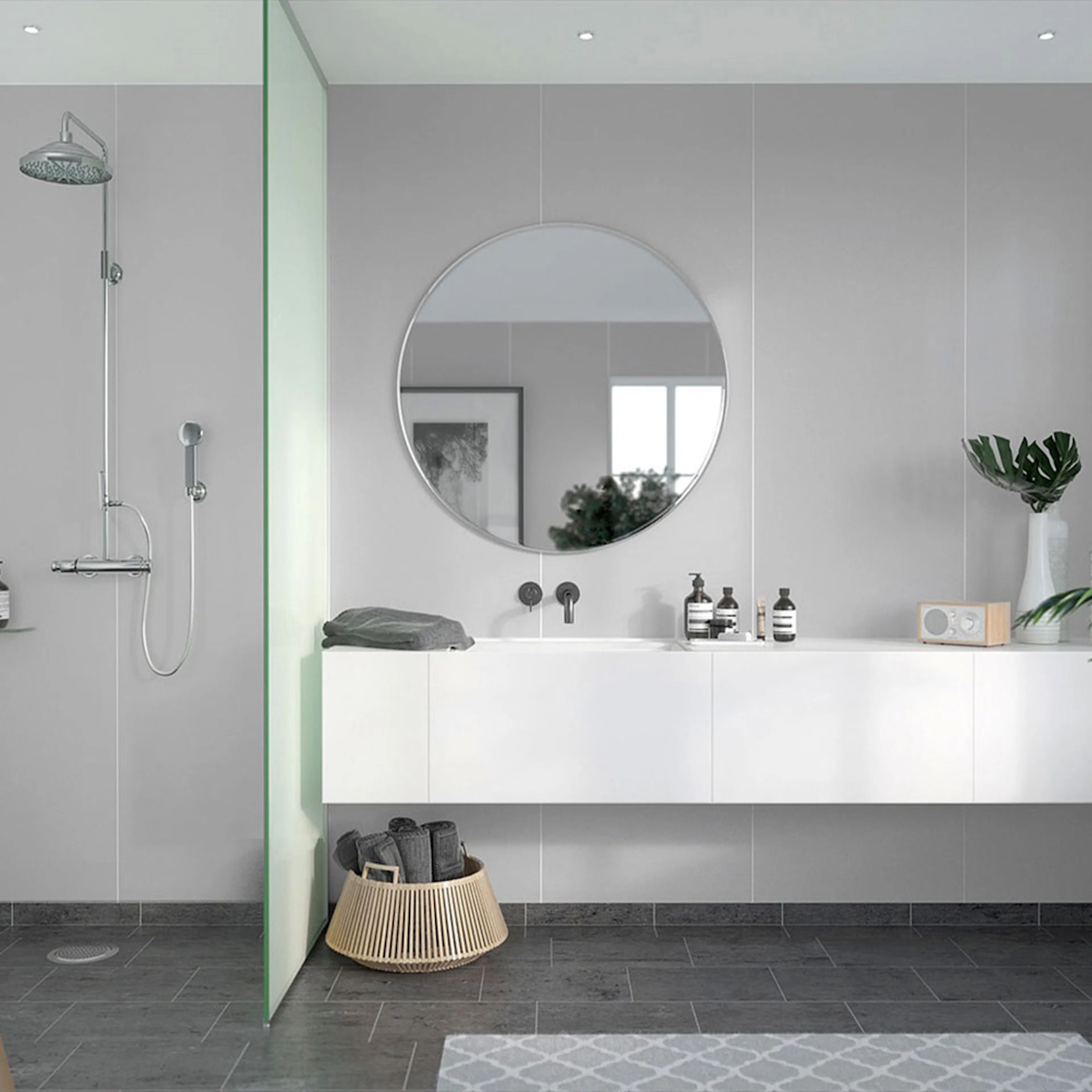 Våtrumsskiva Fibo 11x620x2400 Light Grey 2090-M10 EM
