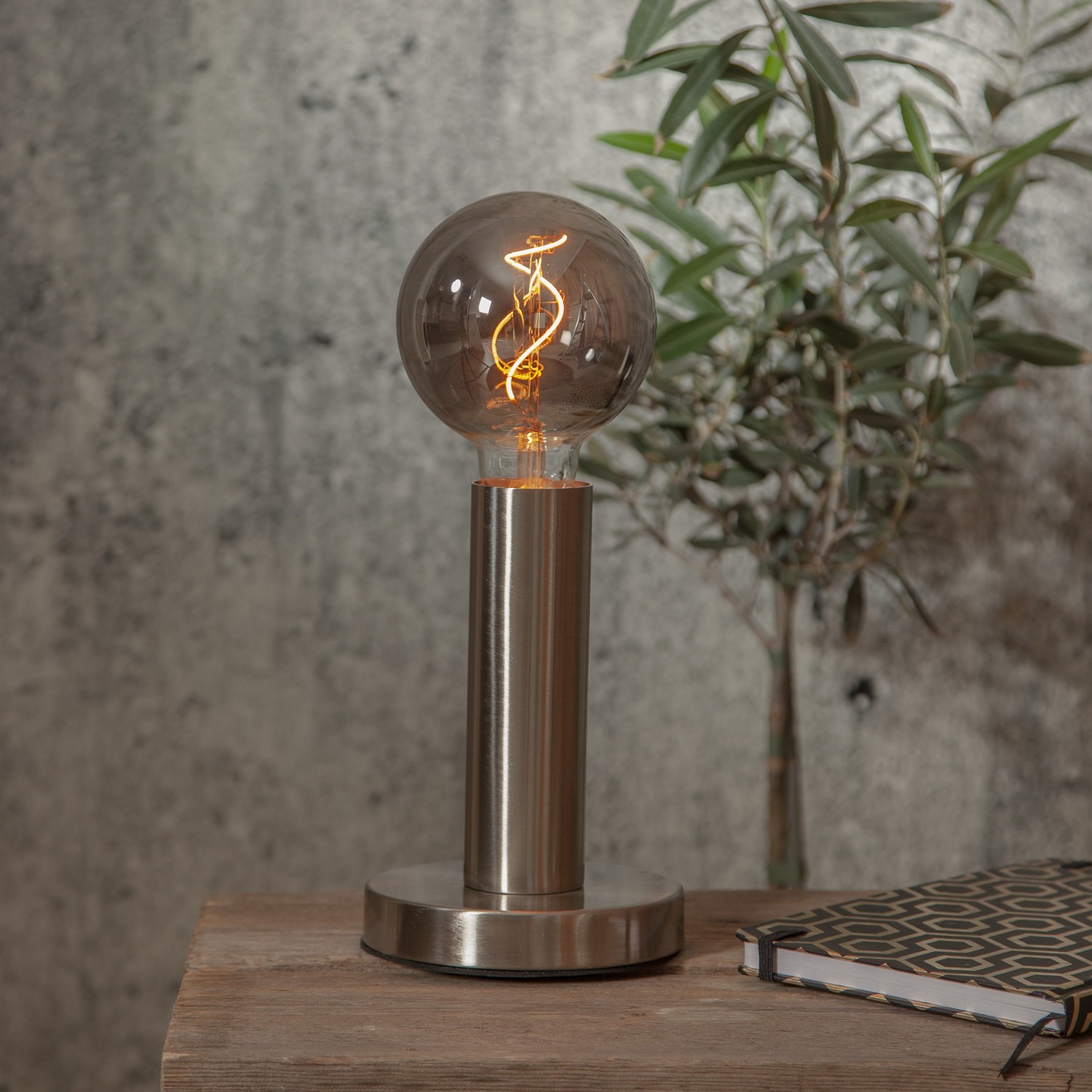 LED-lampa E27 G95 Decoled Grace Smoke Smoke