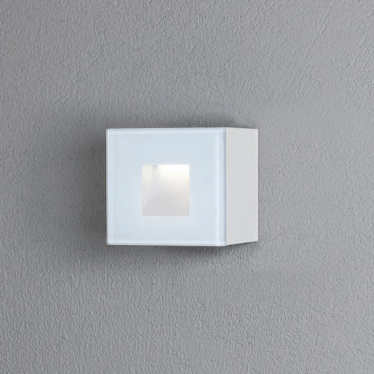 Vägglykta Gnosjö Konstsmide Chieri 1,5W LED Kvadrat