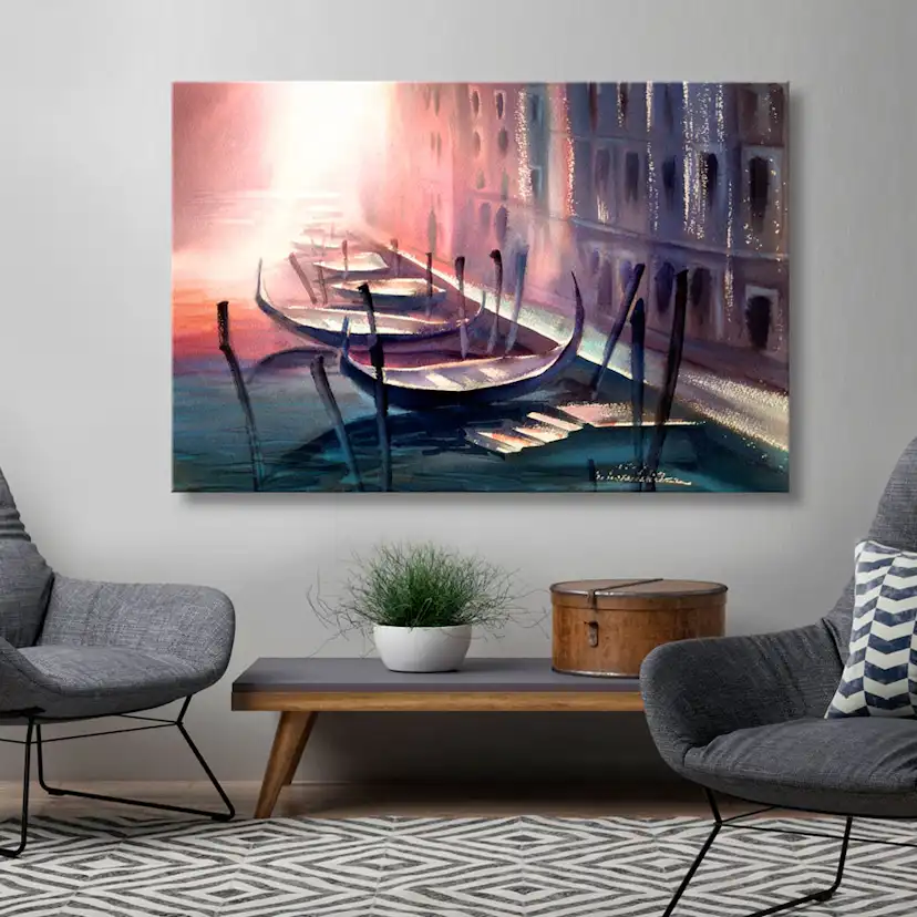 Tavla Arkiio Early Morning In Venice
