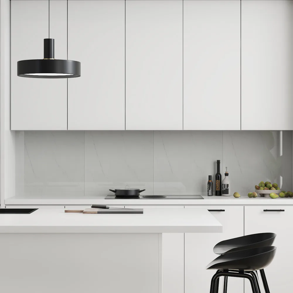 Stänkskyddsskiva Fibo 3487-KM10 HG Bright Marble 11x620x580 mm