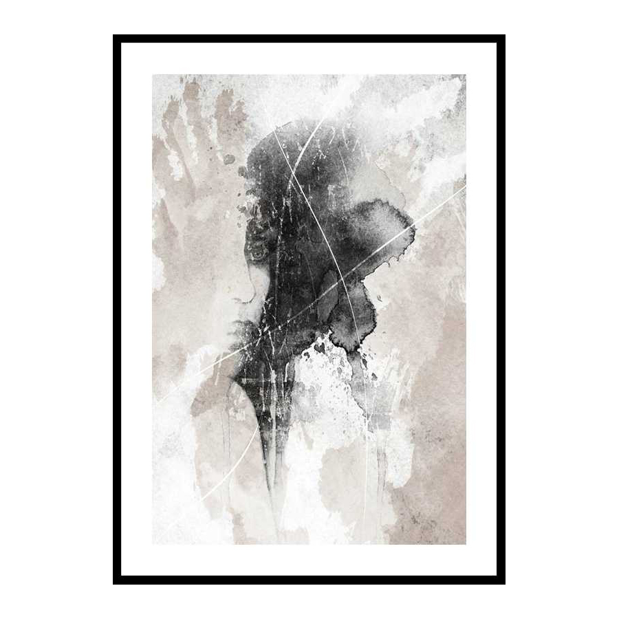 Poster Gallerix Watercolor Lines No1