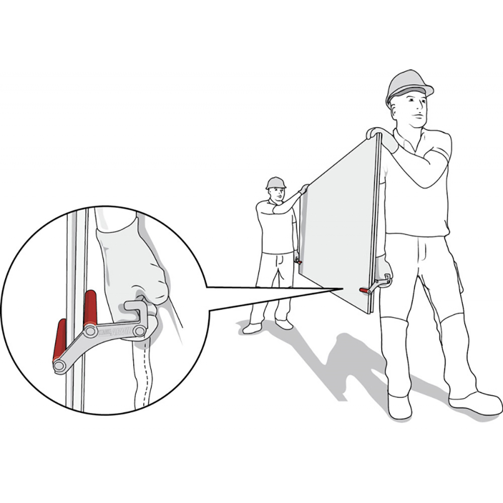 Bärhandtag Starke Arvid för Skivmaterial