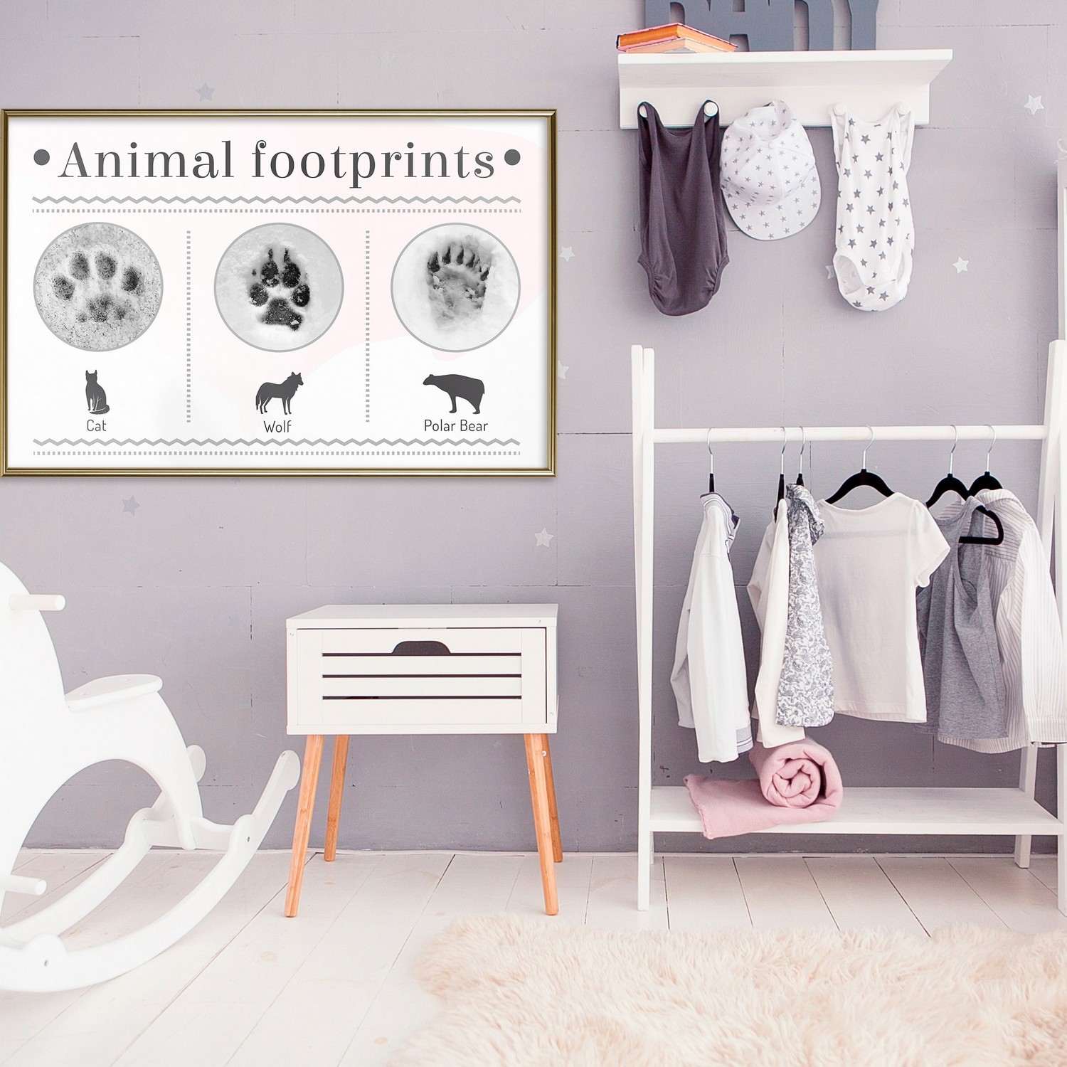 Poster Artgeist Affisch Footprints