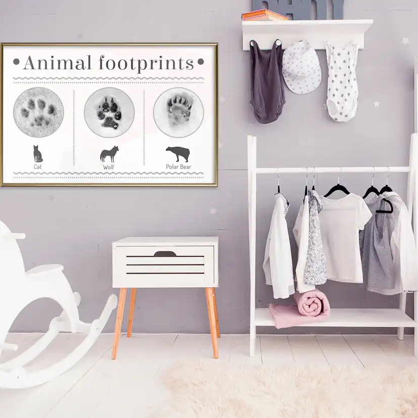 Poster Artgeist Affisch Footprints
