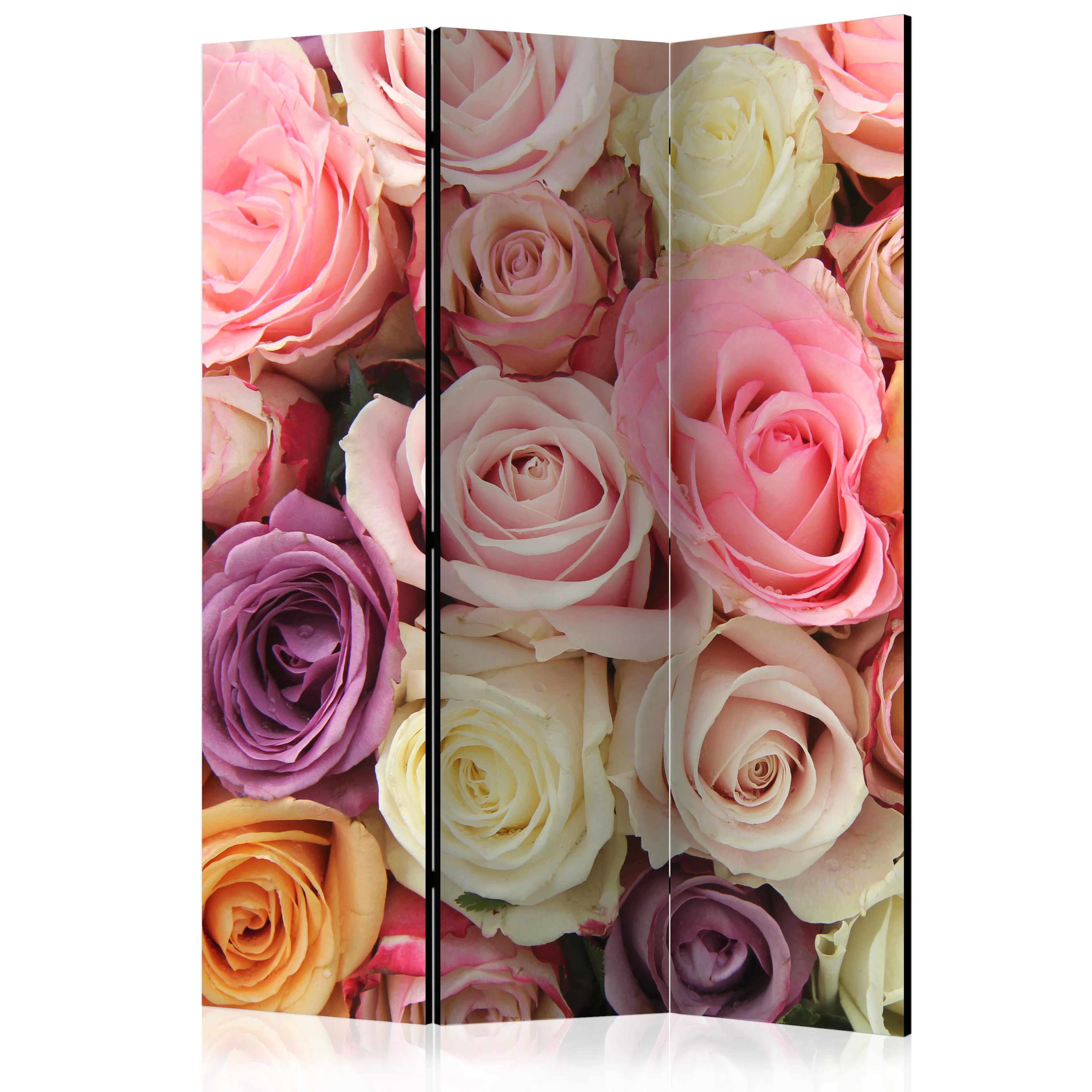Rumsavdelare Skärmvägg Arkiio Pastel Roses 135x172 cm