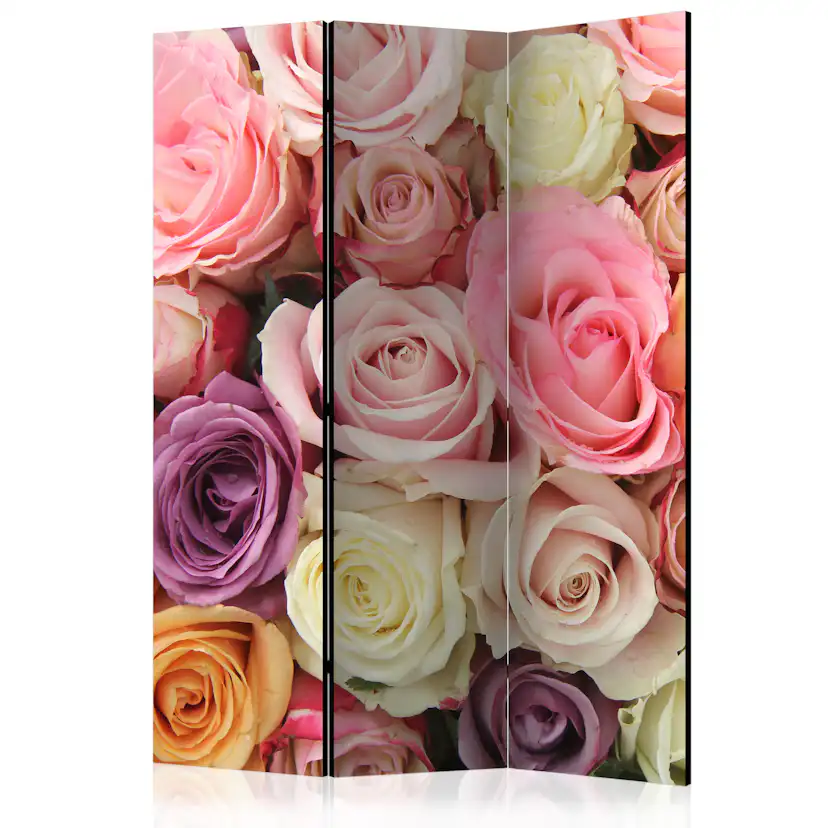 Rumsavdelare Skärmvägg Arkiio Pastel Roses 135x172 cm