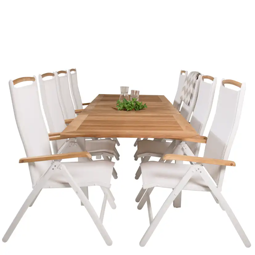Matgrupp Venture Home Perla 160/240 med 8 Stolar