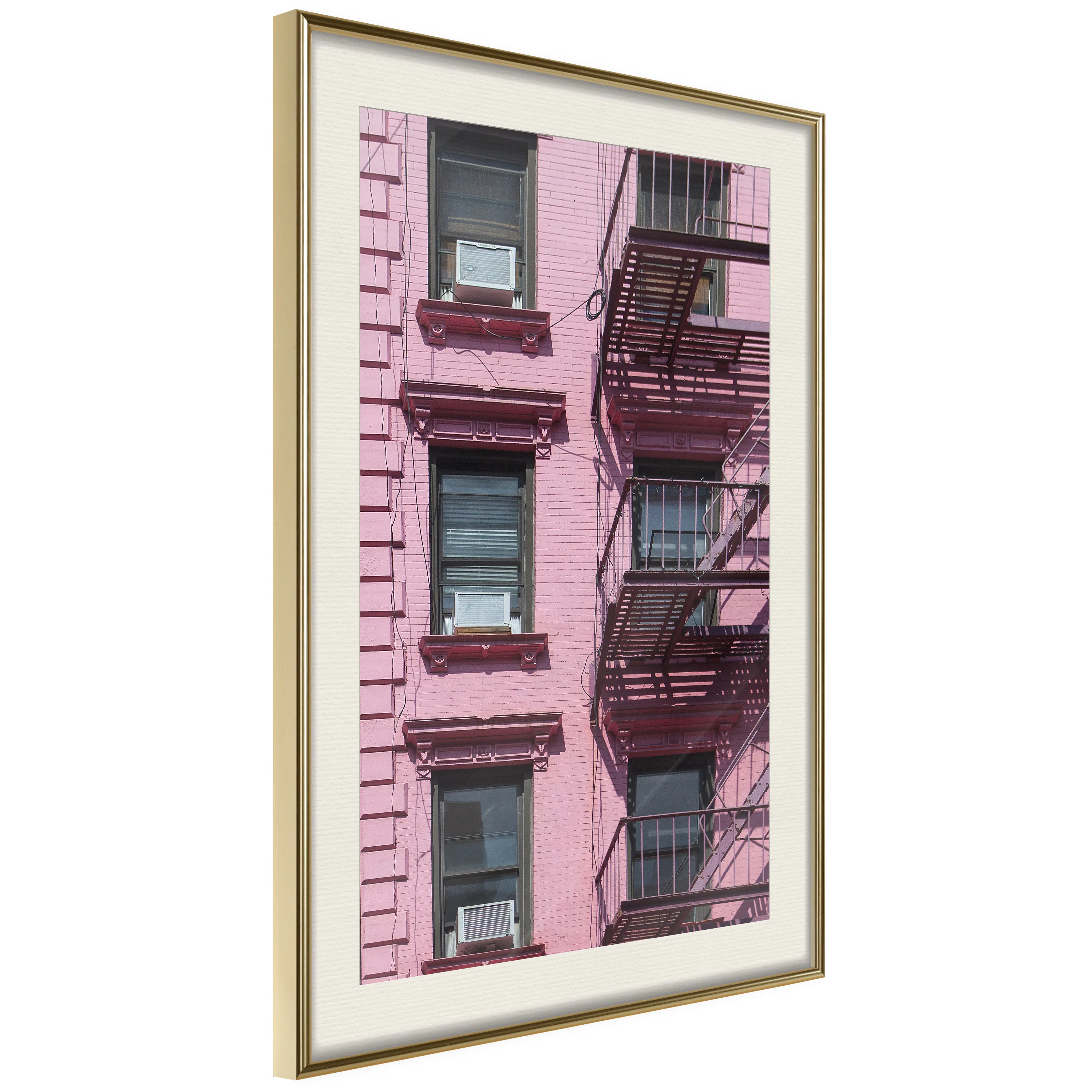 Poster Artgeist Affisch Fire Stairs