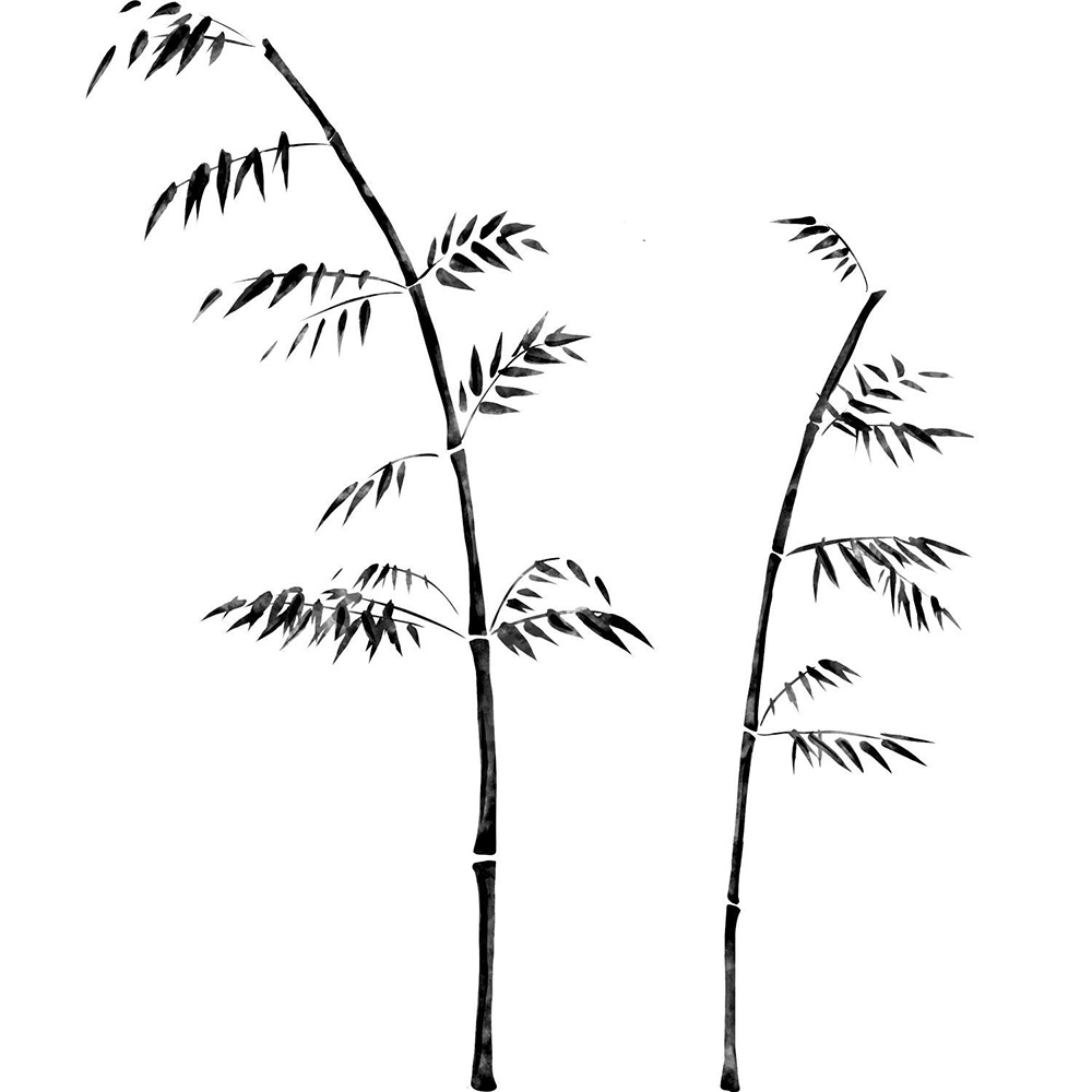 Väggdekor RoomMates Painted Bamboo