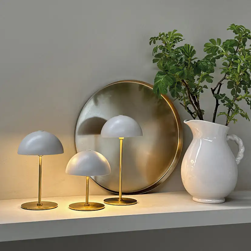 Bordslampa Dyberg Larsen Along Mini 3-pack med Bricka