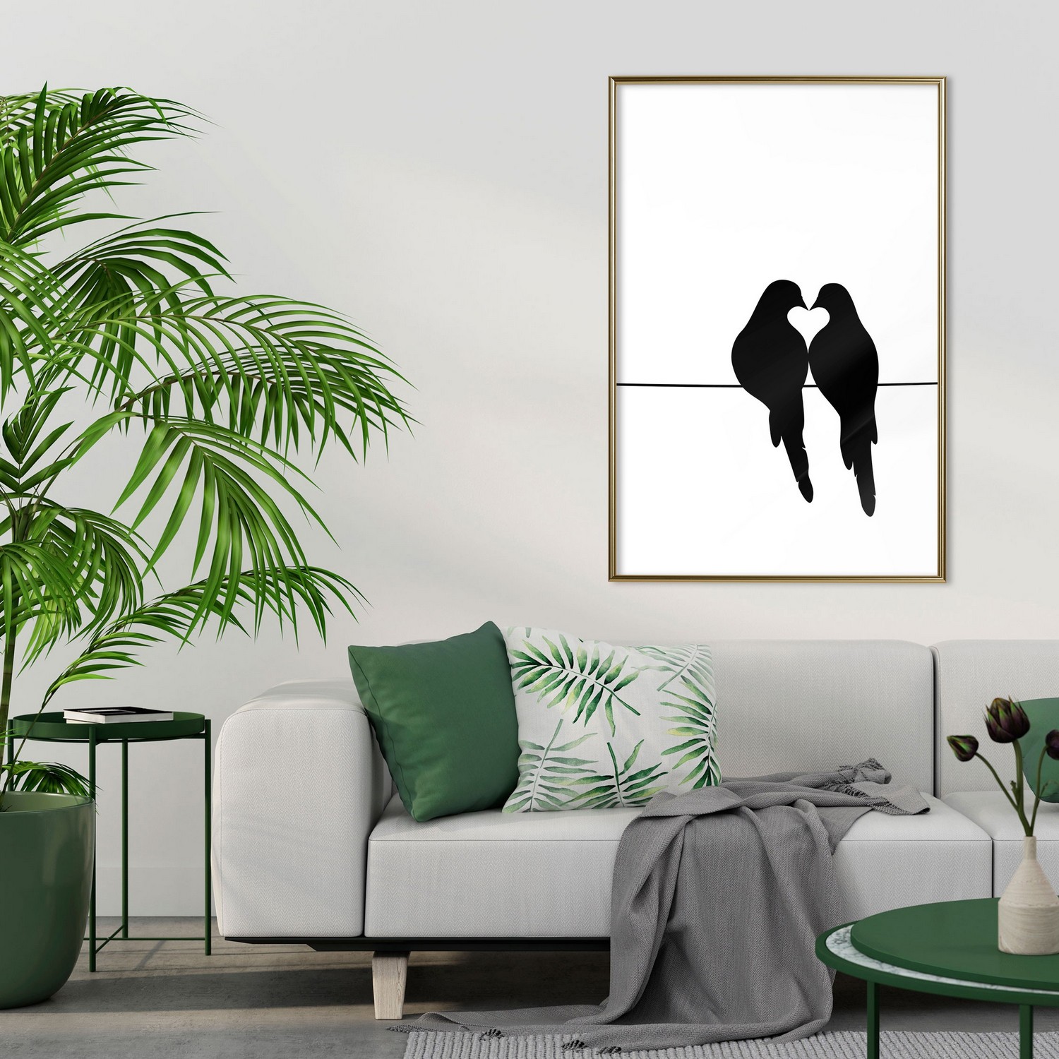 Poster Artgeist Affisch Bird Love