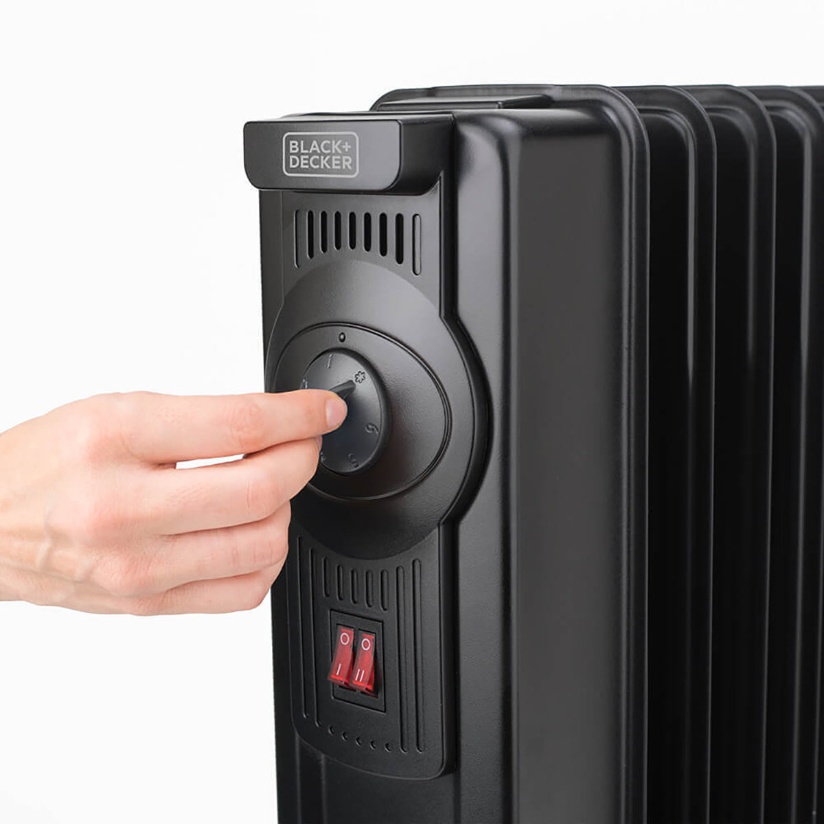Element Black+Decker 2300W Oljeelement med Justerbar Termostat