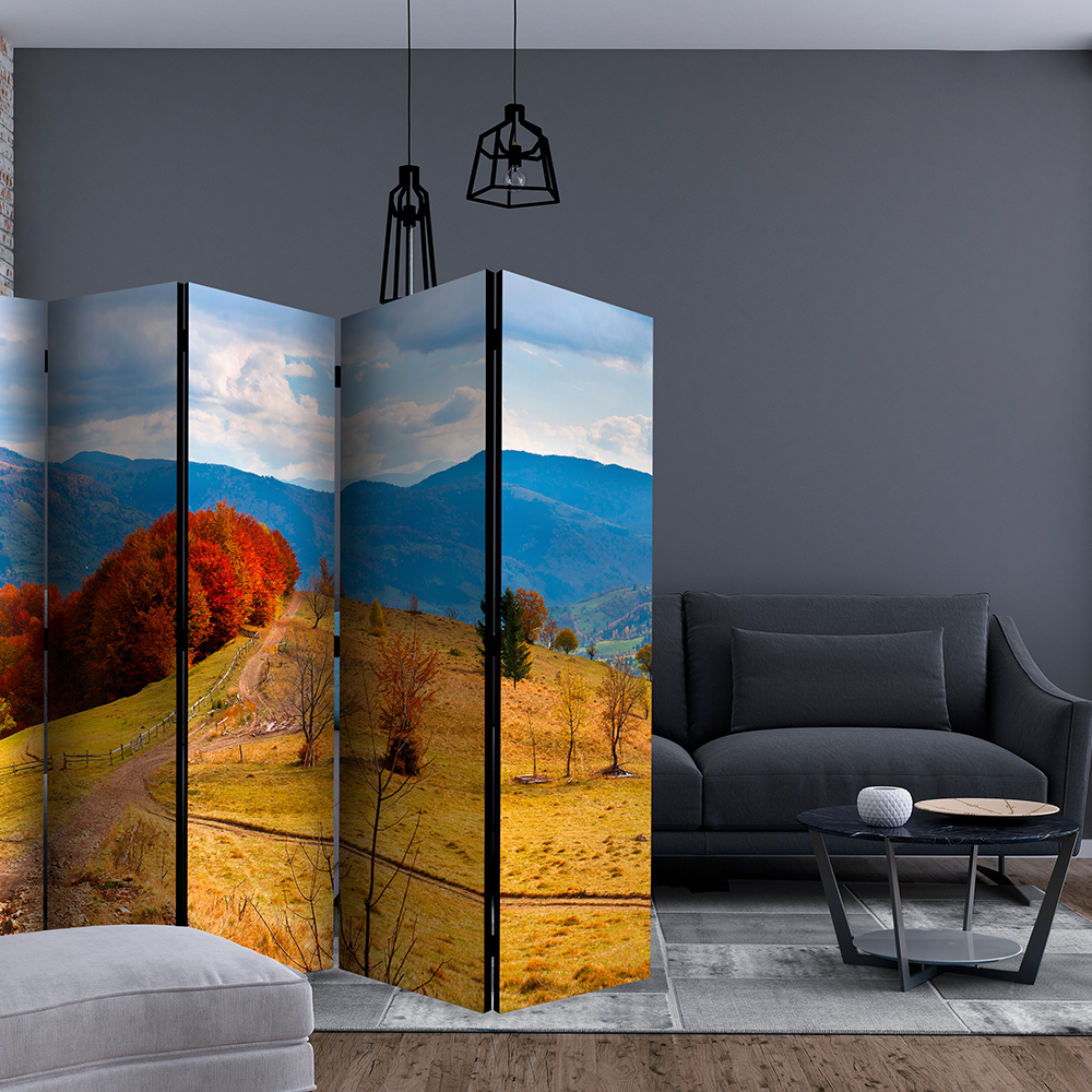 Rumsavdelare Skärmvägg Arkiio Autumn Landscape In The Carpathian Mountains II 225x172 cm