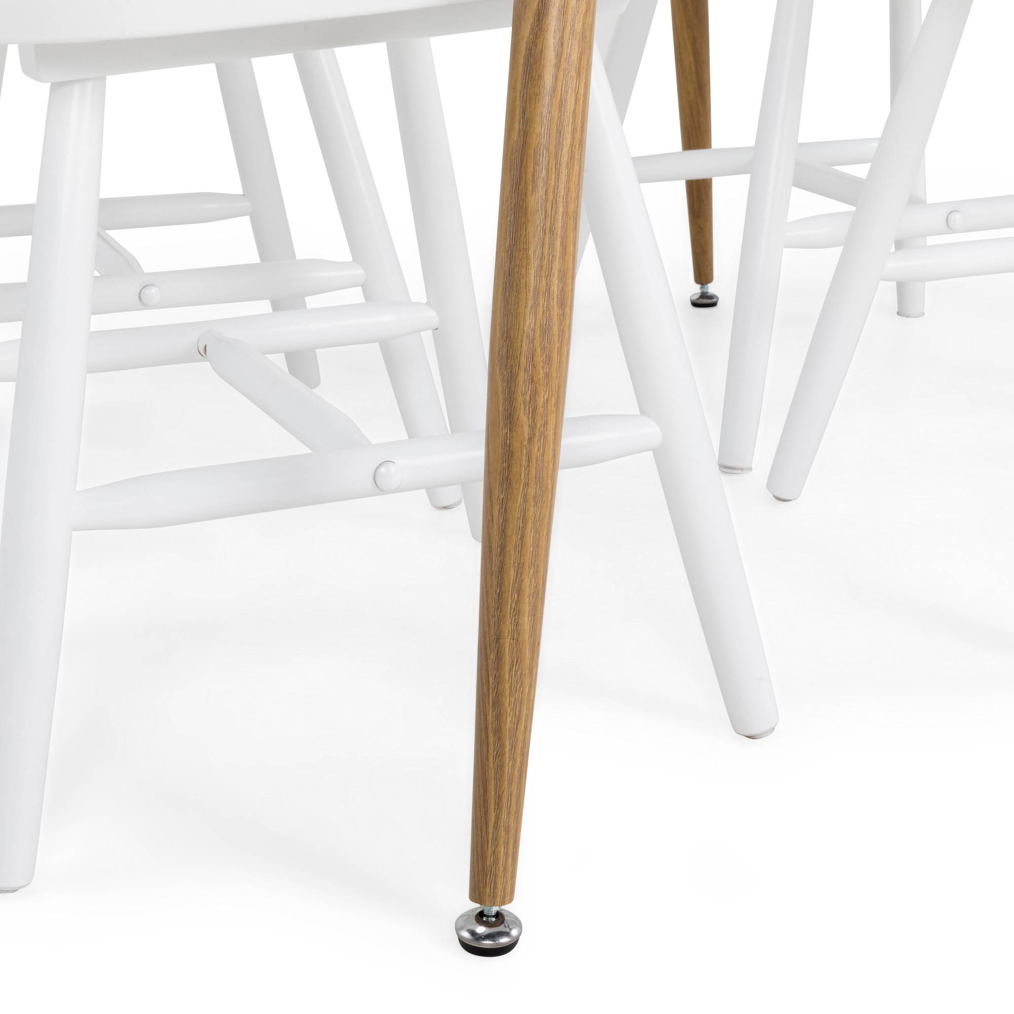 Matgrupp Basic Home Pontus Rektangulärt Matbord 120 cm med 4 Lowa Matstol