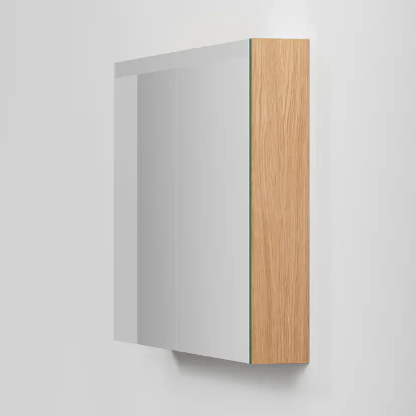 Spegelskåp STAGE 120,Natural Oak, 2 Luckor Bredd: 1200 mm, Natural Oak, Dubbla luckor