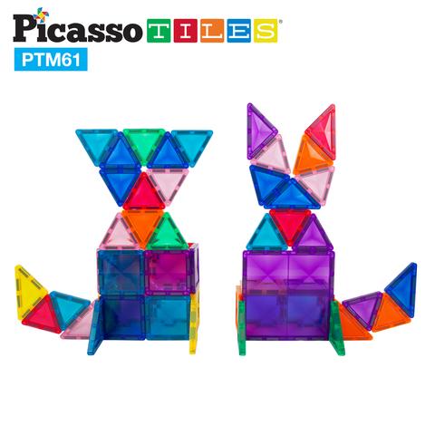 Magnetplattor Picasso Tiles 61 bitar Mini