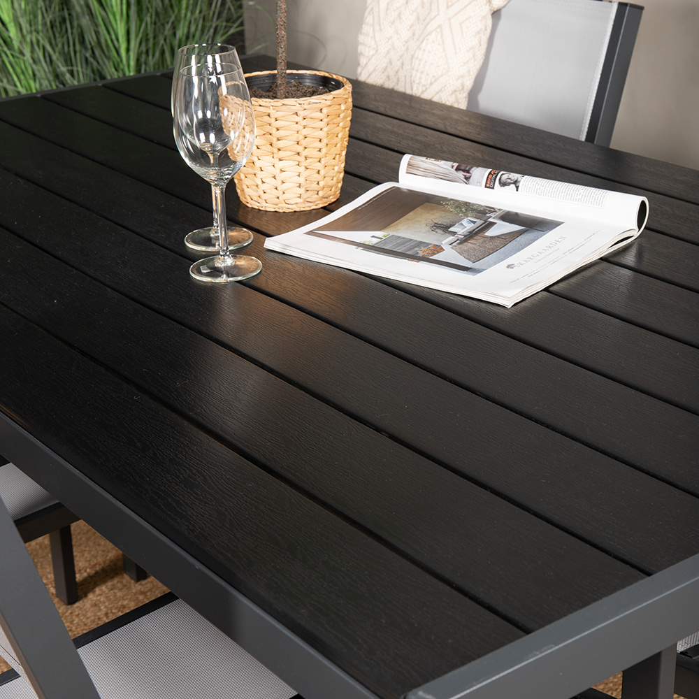 Matgrupp Utomhus Venture Home Bront 150 med 4 Copacabana KarmTrädgårdsstolar