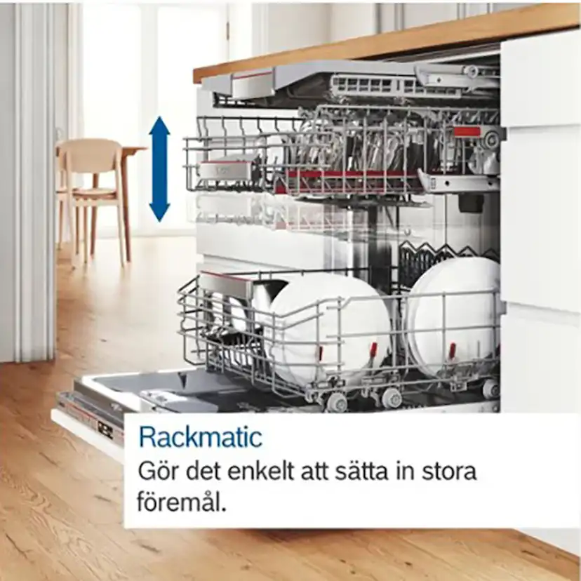 Integrerad Diskmaskin Bosch Serie 4 SMV4HVX00E med ExtraDry och VarioFlex