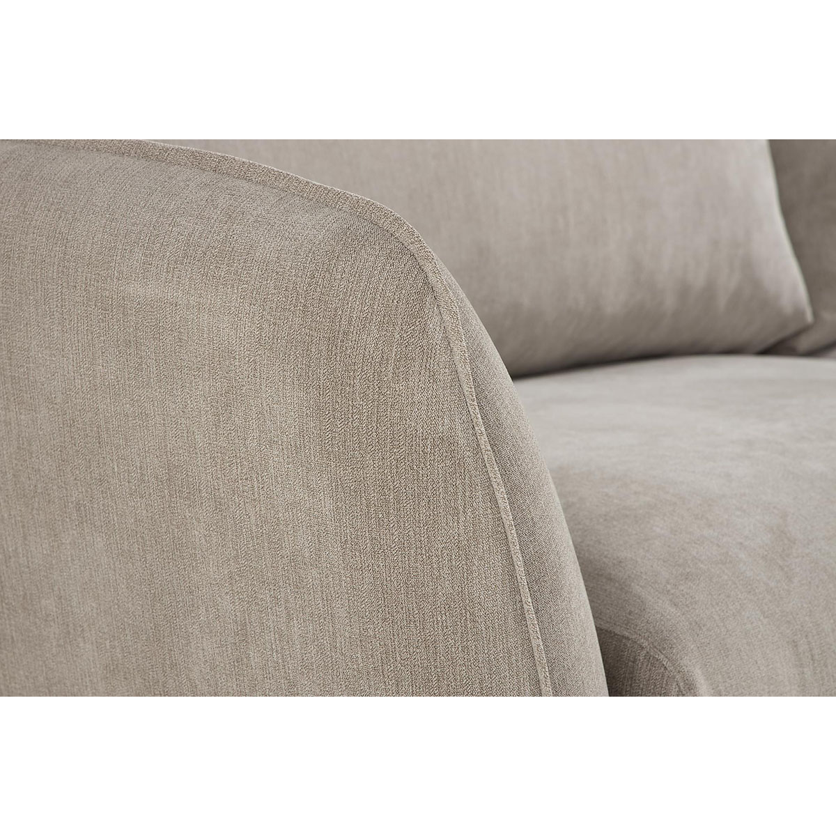 Trend Lyx Schäslongsoffa Vänster Beige, Svarta ben