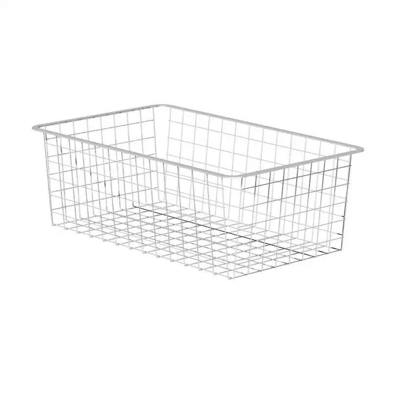 Trådback vit 427X527X185 Vit, 185 mm