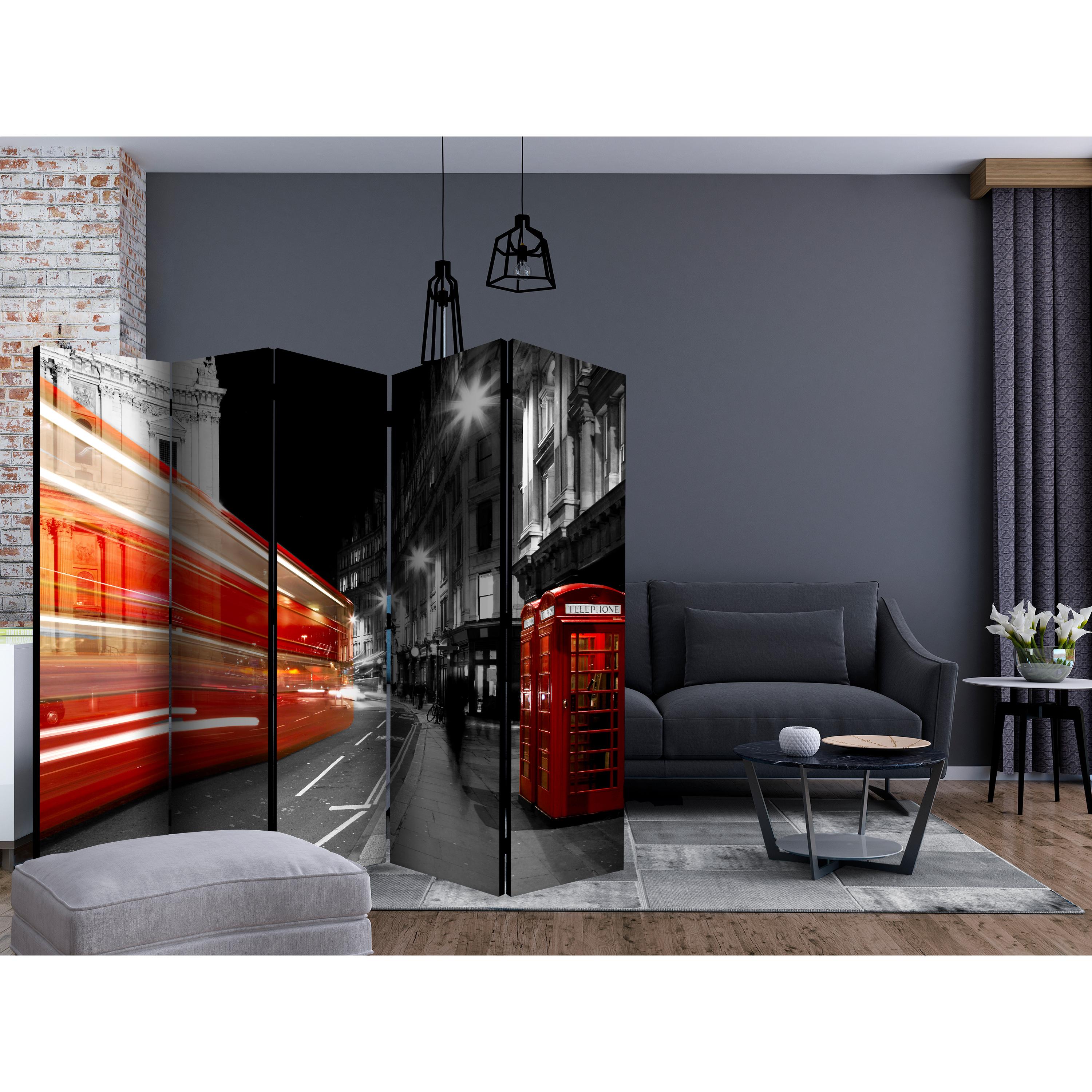 Rumsavdelare Skärmvägg Arkiio Night Fever II 225x172 cm