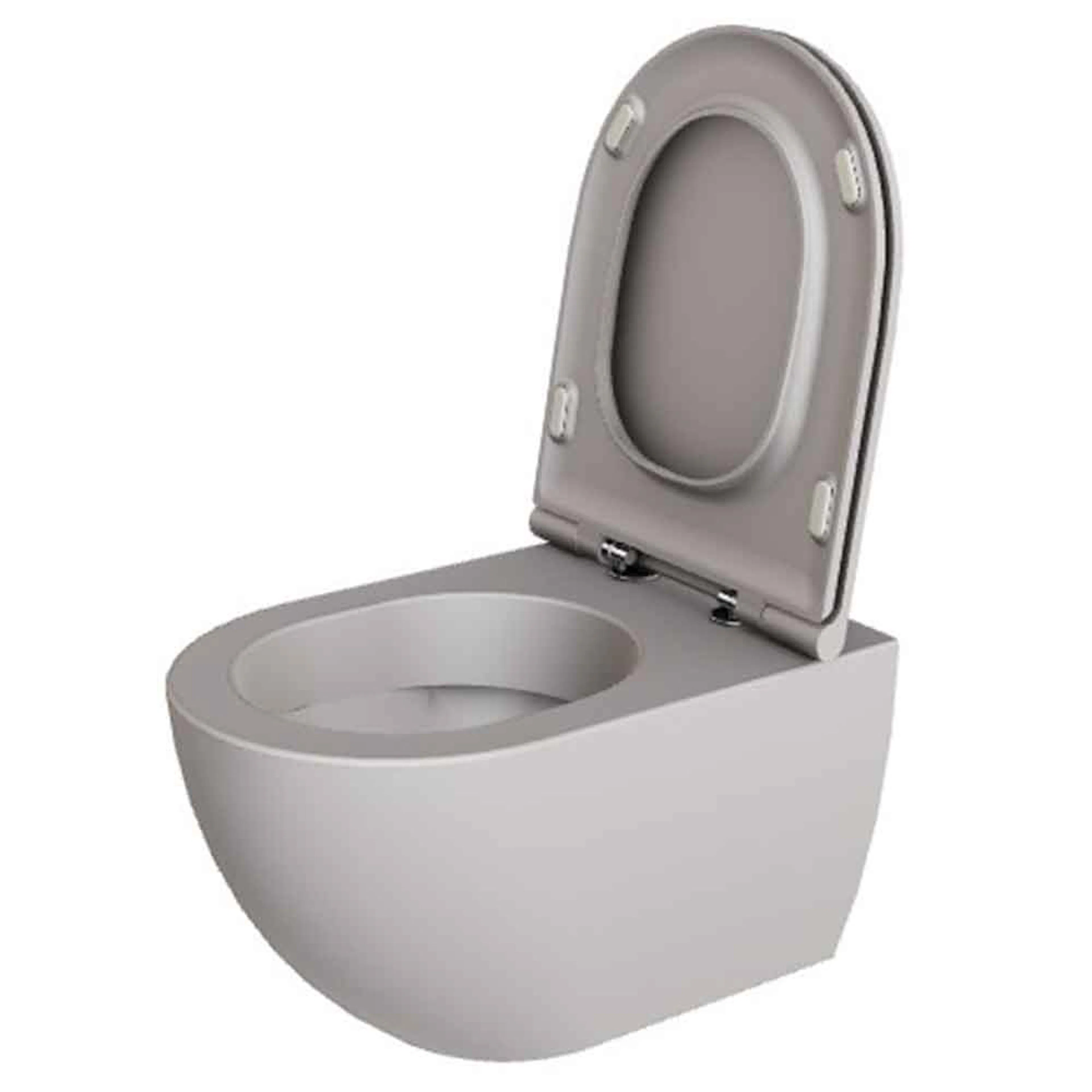 Comoda Vägghängd Toalettstol, Ash