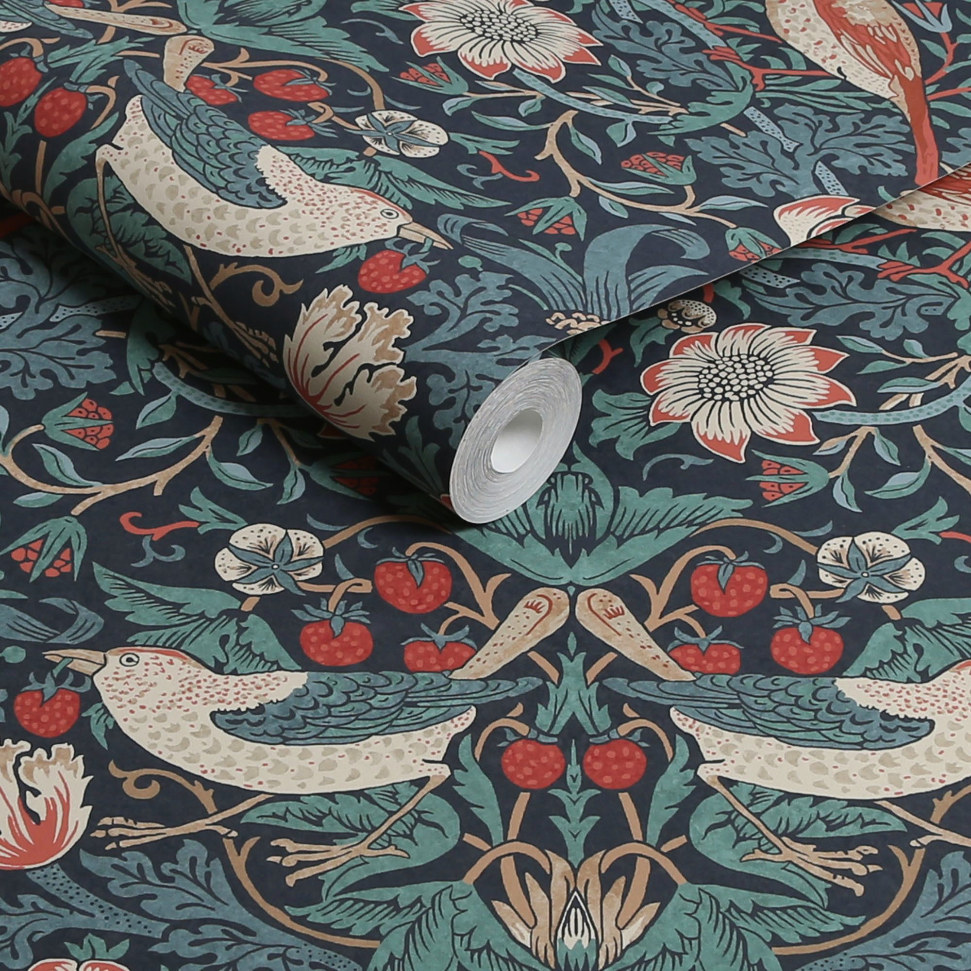 Tapet William Morris At Home Strawberry Thief 124231