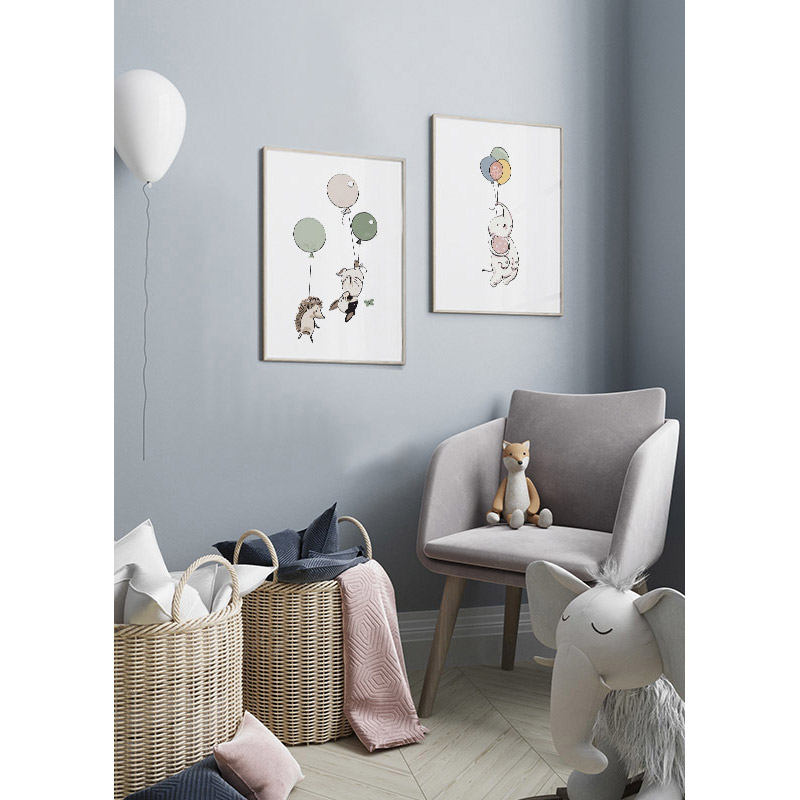 Poster Gallerix Animals And Balloons No2