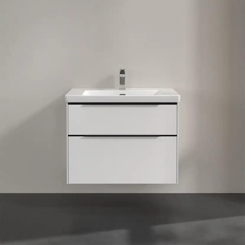 Tvättställsskåp Villeroy & Boch Subway 3.0 med 2 Lådor