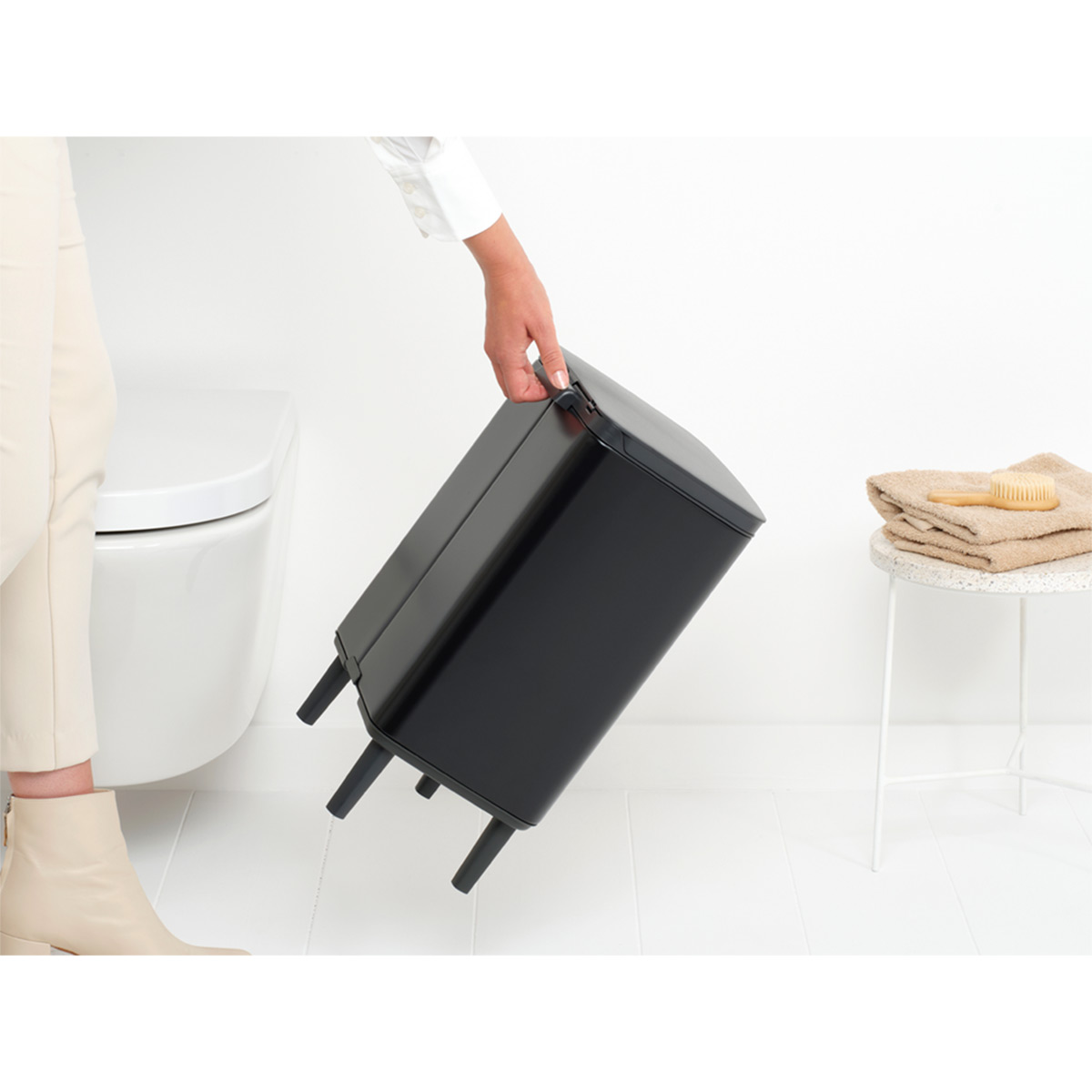 Bo Avfallshink Hög 12L - Matt Black Matt Svart