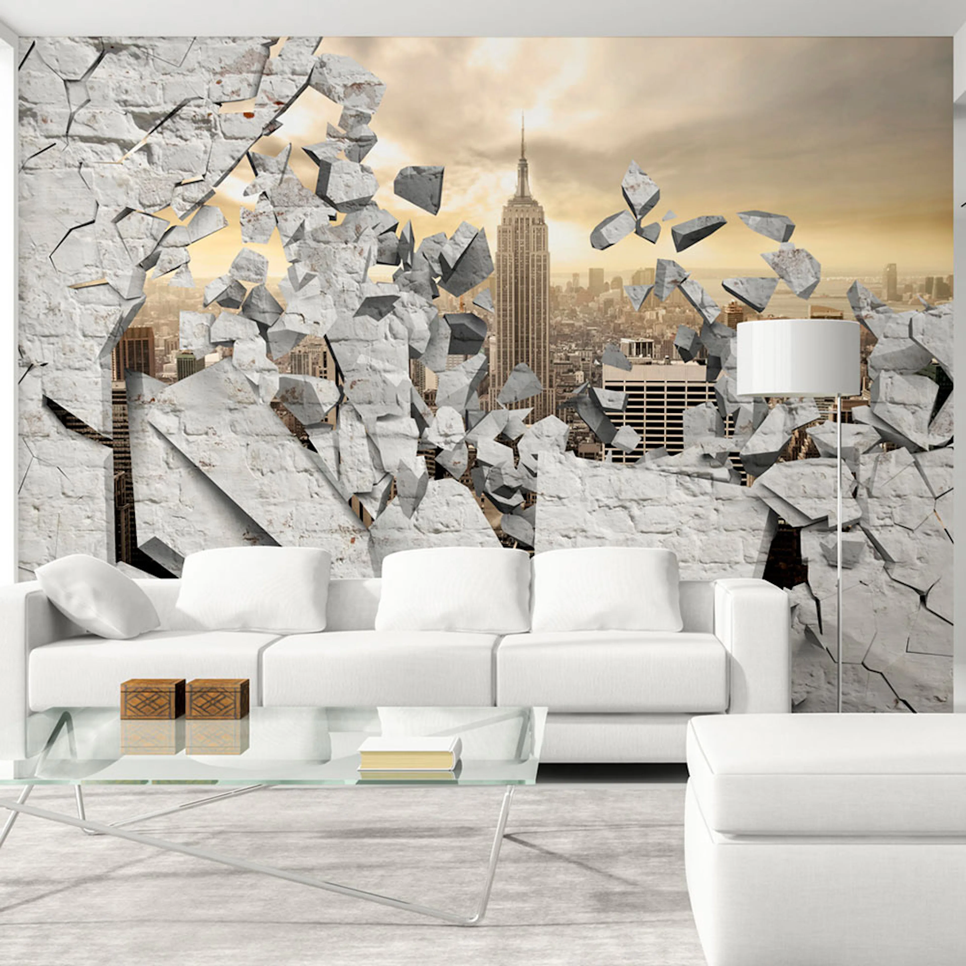 Fototapet Arkiio Ny City Behind The Wall