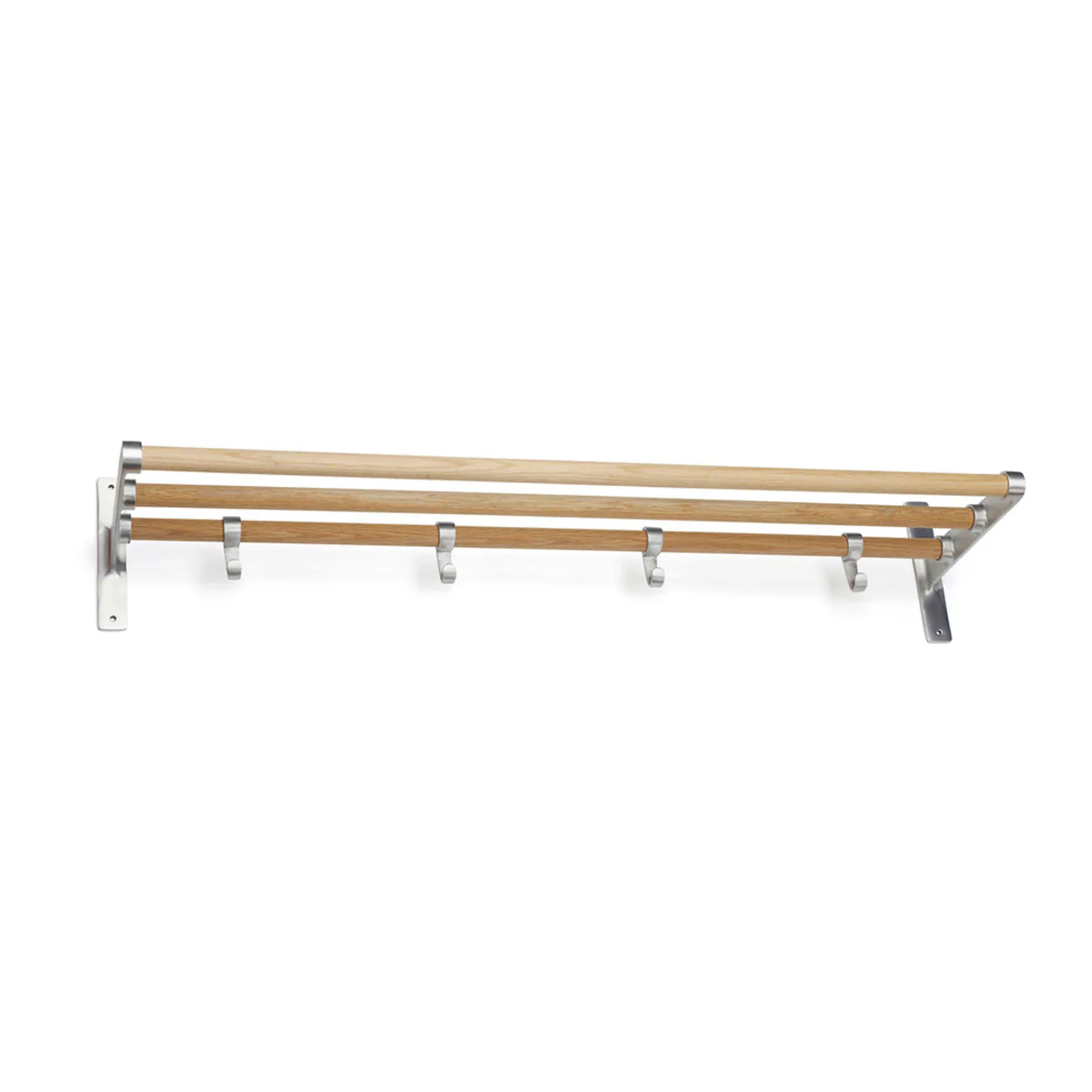 Hatthylla Habo Elegant 40cm Aluminium & Ek med Krokar